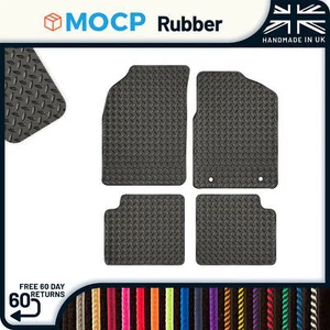 Alfombrillas de goma para coche a medida para clips ovalados de alfombrilla Ford KA 2009-2013 - Imagen 1 de 7