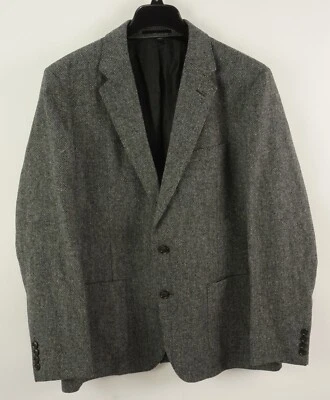 New J.Crew Ludlow Moon Tweed Wool Men's 44R Slim Gray Herringbone Sport Coat - Image 1 of 4
