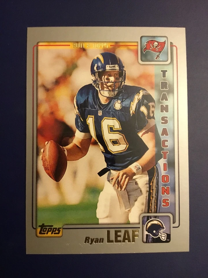 2001 Topps #118 RYAN LEAF Tampa Bay Buccaneers QB Nice Card Look !  - Image 1 of 1