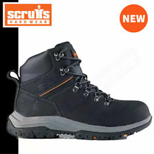 Scruffs Safety Work Boots - NEW Rafter Black Boot - Steal Toe & Midsole