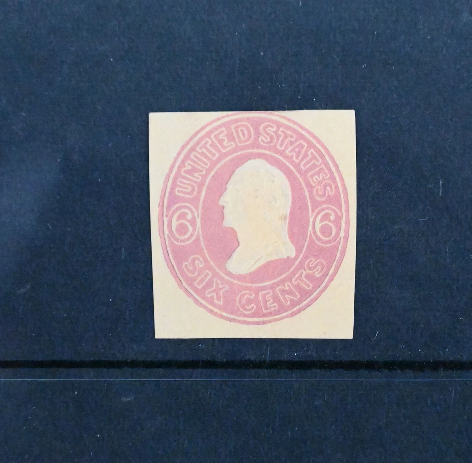 USA Scott # U39 Fine Unused 6c BOB Postal Squares US Stamp Cat $60 - Image 1 of 2