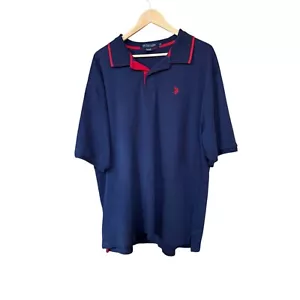 U.S. Polo Association Luxury Feel Men's Short Sleeve Polo Shirt. Sz 2XL - Picture 1 of 4