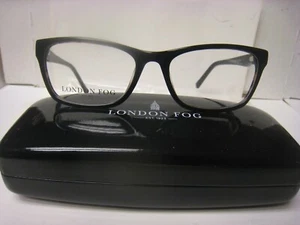 London Fog  TESSA in BLACK Tor  52- 16-135-33v mm DEMO Eyeglass Frame & Case - Picture 1 of 5