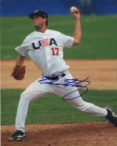 BRIAN MATUSZ USA CUBS/ORIOLES NATIONALS SIGNED 8X10 PHOTO W/ COA - Picture 1 of 1