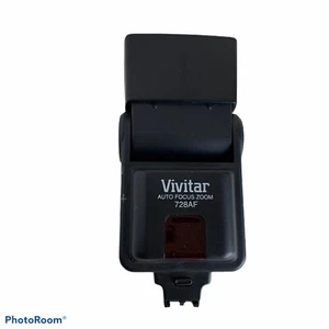 Vintage Vivitar Auto Focus Flash 728 Zoom For 35mm Camera Free Shipping - Picture 1 of 11