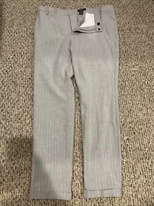 H&M Men's Dress Pants Slacks Size 34 Skinny Fit - Formal Or Casual Grey - Picture 1 of 3