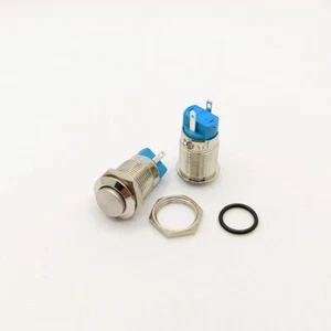 5pcs high head metal button switch with 12mm diameter self-locking no light - Picture 1 of 1
