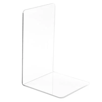 Bücherregal-Desktop-Buchstützen aus Acryl, transparent, zum Halten schwerer - Bild 1 von 4