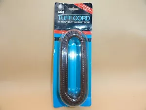 25ft. AT&T Modular Coiled Telephone Handset Cord Dark Brown 25' - Picture 1 of 4