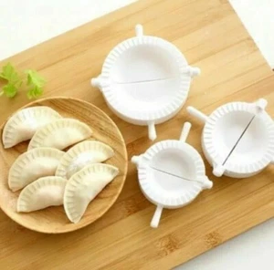 3 Pcs Dumpling Mould Dough Mold Set Press Meat Pie Pastry Maker Samosa Empanada - Picture 1 of 2