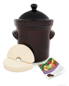 Original Bunzlauer Keramik Gärtopf 25 L braun Einlegetopf Sauerkrauttopf Rumtopf - Bild 1 von 7