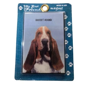 Vintage Swibco 1994 Basset Hound Hund Kühlschrankmagnet neu KOSTENLOSER VERSAND  - Bild 1 von 2