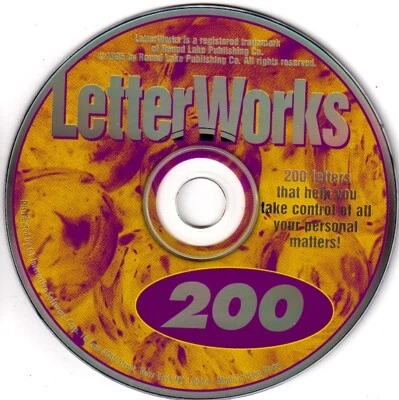 LetterWorks 200 (PC-CD, 1995) for Windows - NEW CD in SLEEVE - Image 1 of 2
