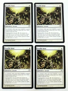 MTG Magic Playset 4x Souffle Beni Blessed Breath Warriors Kamiga VF EXC - Picture 1 of 2