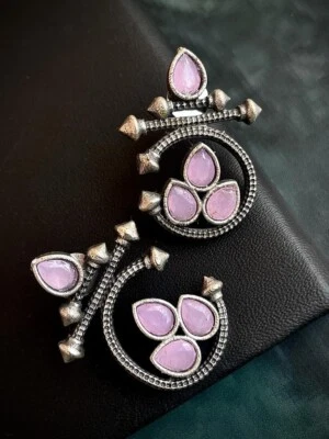 Antique style Silver Replica Stud Earring - Image 1 of 3