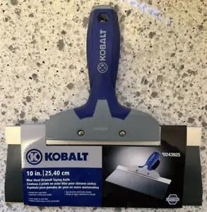 Kobalt 10-inch x 3-inch Blue Steel Drywall Taping Knife - 0243925- NEW - Picture 1 of 1
