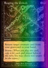 Magic the Gathering MTG Reaping the Graves (72) Scourge   LP FOIL
