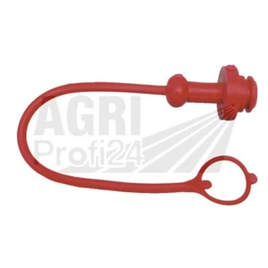 Hydraulik Schutzkappen rot Staubschutzkappen 1/2" BG3 DN12 Traktor Ölstop - Bild 1 von 1