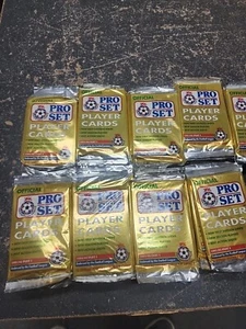 1991/92 PRO SET SOCCER SEALED 10 PACKS PART 1 FOOTBALL - Bild 1 von 5