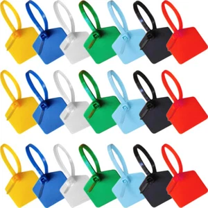 120 Pcs Kabelbinder Aus Nylon Kabeletikett Mit Etiketten Beschriften - Bild 1 von 12