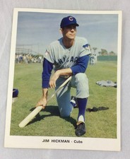 1971 Jim Hickman, Chicago Cubs Jewel Food Color Photo