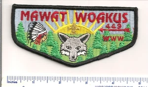 MAWAT WOAKUS LODGE 449 S1 FIRST FLAP FF OA BSA NEUWERTIG - Bild 1 von 1