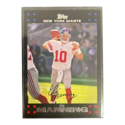 2007 TOPPS  #30 - ELI MANNING - Image 1 of 2