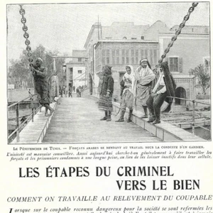 Les étapes du criminel vers le bien - Travail - Article de presse 1902 - Picture 1 of 4