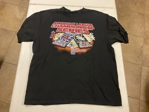2005 Chicago White Sox Black World Champions Playoffs T-shirt SZ XL - Picture 1 of 8