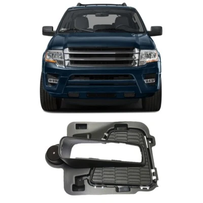 Bisel de cubierta de luz antiniebla lado derecho del pasajero para Ford Expedition 2015 2016 2017 Foto 1 de 4