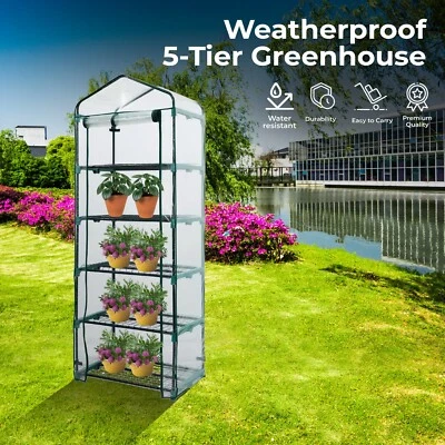 FF.LTD Weatherproof 5-Tier Greenhouse,Tomato Greenhouse & Greenhouse Transparent