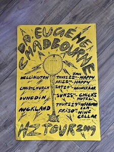 Eugene Chadbourne New Zealand Tour 2009 Poster VG - Picture 1 of 1