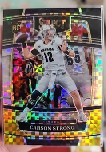2022 Select DP Field Lvl Gold & Blk Squares Prizm /100 Carson Strong Rookie RC - Picture 1 of 3