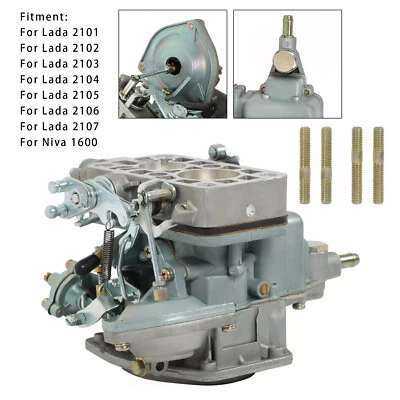 2107-1107010-20 Carburetor Fit Lada 2101 2102 2103 2104 2105 2106 2107 Niva 1600 Foto 1 de 4