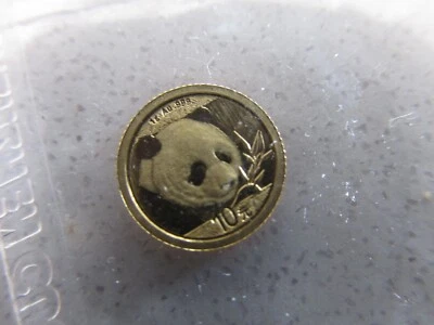 China Gold Panda 2018 10 yuanes (1 gramo .999)... Shenzhen Guabao Mint... sellado Foto 1 de 3
