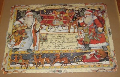 Susan Winget Art - Christmas Spirit - Velvet Back Puzzle - Complete and Nice - Image 1 of 4