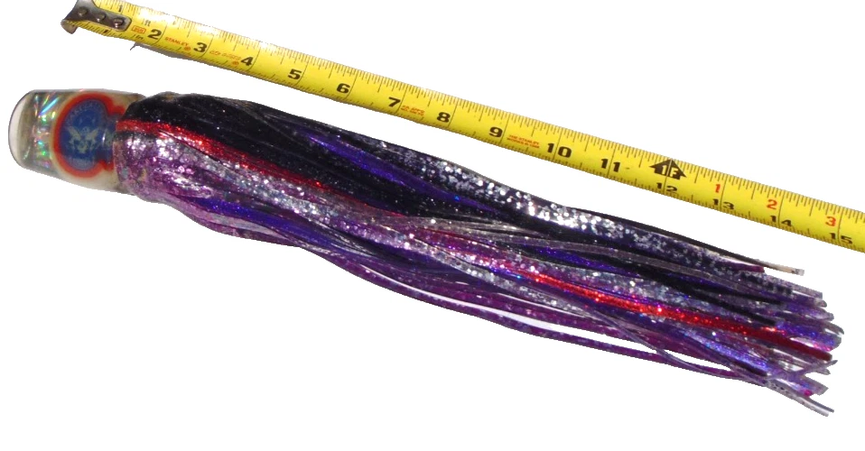 Señuelo de pesca vintage Pakula 14" Wahoo Marlin Atún Mahi ONO Big Game Trolling Foto 1 de 3