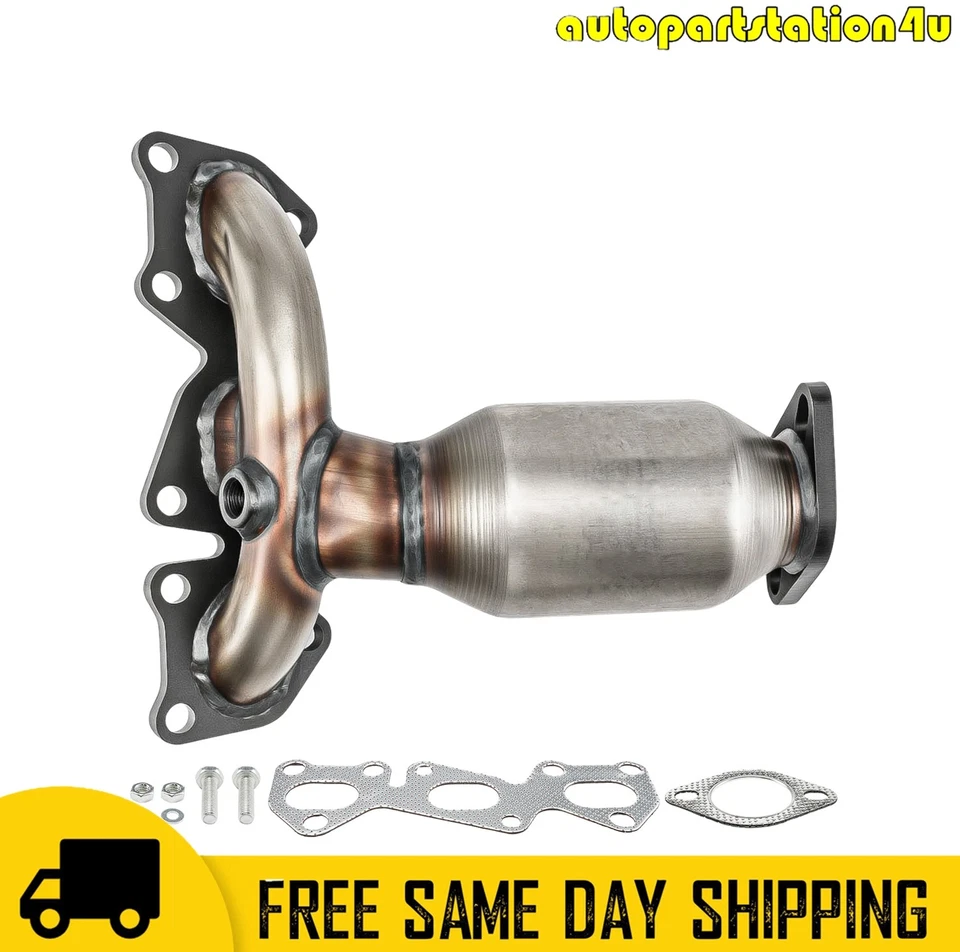 Catalytic Converter Rear For 2006-2010 Kia Sedona & 2006-2008 Hyundai Azera Foto 1 de 4