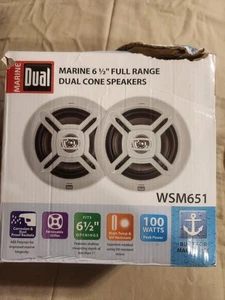 Dual 6.5 In inch marine speakers WSM651  - Bild 1 von 13