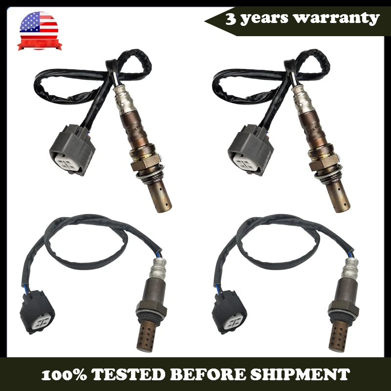 4PCS Up+Downstream Oxygen Sensor For Jaguar X-TYPE 2.5L V6 2002 2003 2004 2005 - Изображение 1 из 4