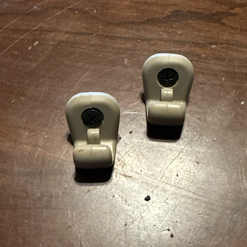 1991-1999 Mitsubishi 3000GT Sun Visor Clips Holders Hooks OEM Pair Dodge Stealth - Image 1 of 1