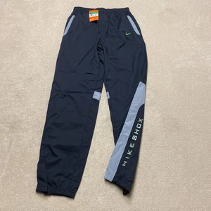 Nike Shox Tracksuit Bottoms XL Kid's Black Joggers 2006 Y2K New Deadstock - Picture 1 of 12