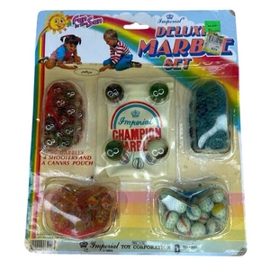 Neu Vintage Murmeln 1989 Imperial Spaß in der Sonne Deluxe Marmor Set Weihnachtsgeschenk - Bild 1 von 24