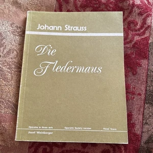 Johann Strauss: Die Fledermaus (The Bat): Vocal Score Adapted by R. Hanmer - Picture 1 of 4