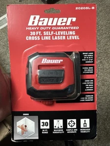 Nivel láser de línea cruzada autonivelante Bauer 30 pies 20205L-B 57530 - Imagen 1 de 2