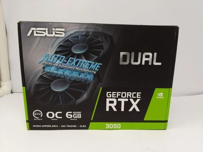 Asus Dual Nvidia Geforce Rtx 3050 6gb Oc Edition Gaming Graphics Card - Image 1 of 4
