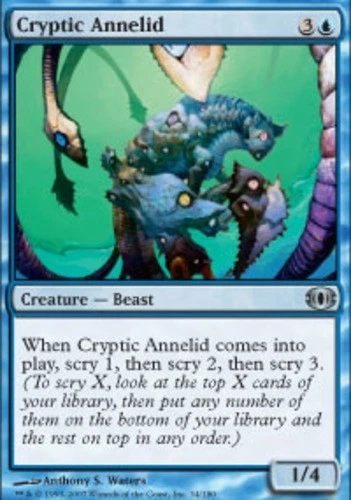 Cryptic Annelid - Future Sight #34/180 MTG Magic The Gathering - Image 1 of 1
