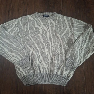 Vintage Jantzen Southpoint Coogie Style Sweater Mens Large - Cosby 90s Neutral - Image 1 of 4