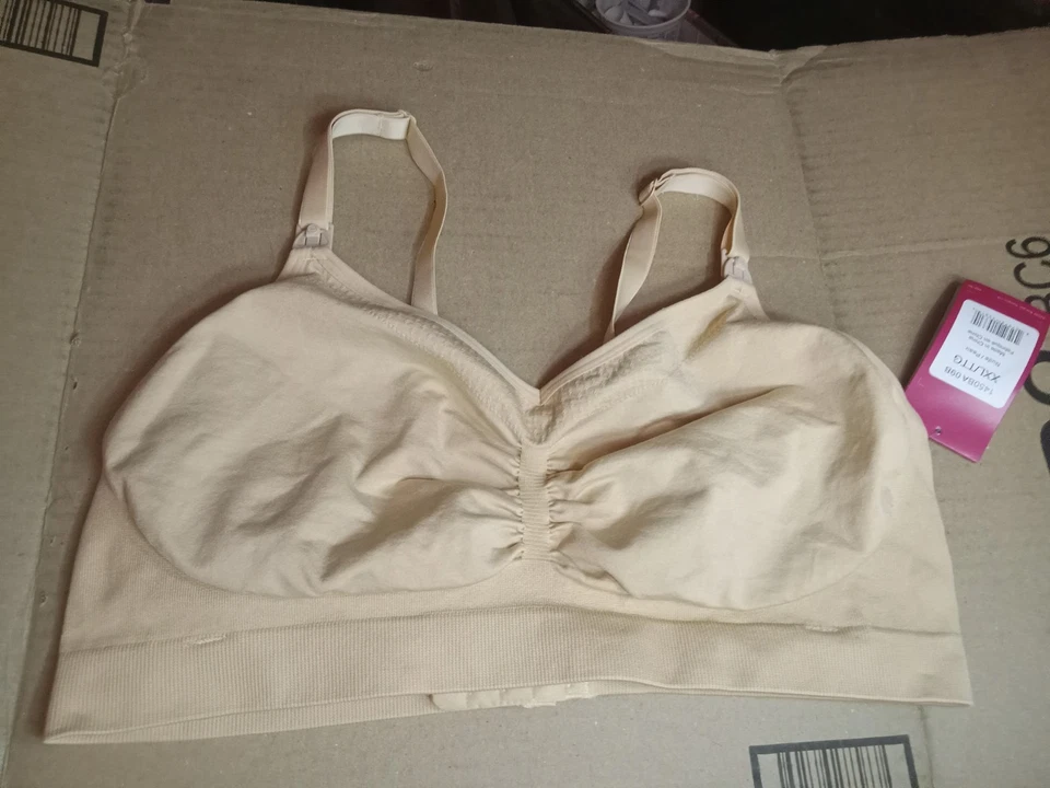 XXL - bravado Basics Women's Seamless Nursing Bra - Beige