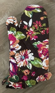 Vera Bradley BRAUN MIT BLUMENDRUCK HERVORRAGENDER GEBRAUCHTER OFENHANDSCHUH - Bild 1 von 2